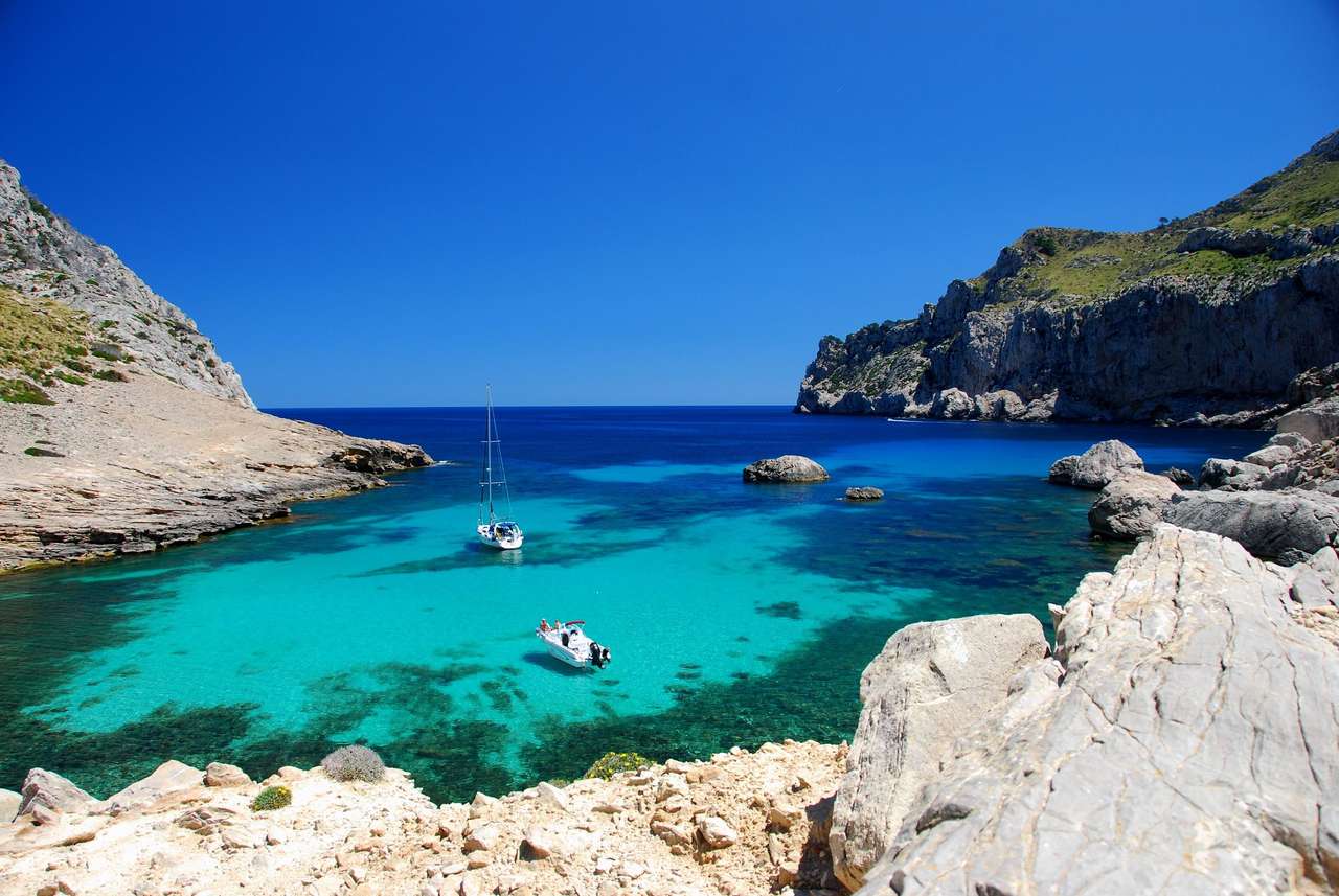 Playa en Mallorca rompecabezas en línea
