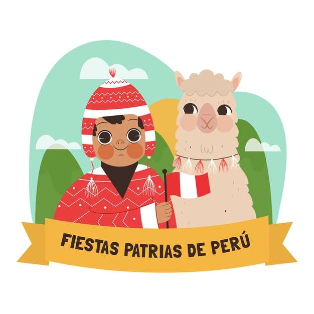 Nemzeti ünnepek Peru online puzzle
