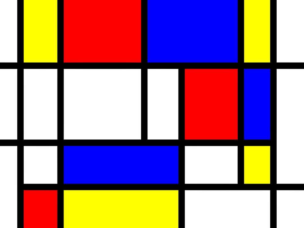 Mondrian. puzzle en ligne