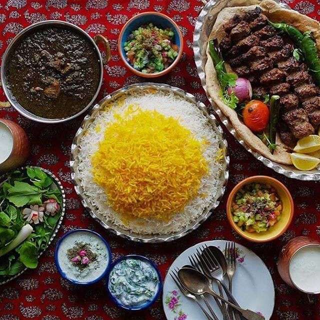 Nourriture persane puzzle en ligne