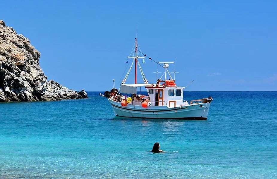 Faros Andros Greek Island Pussel online