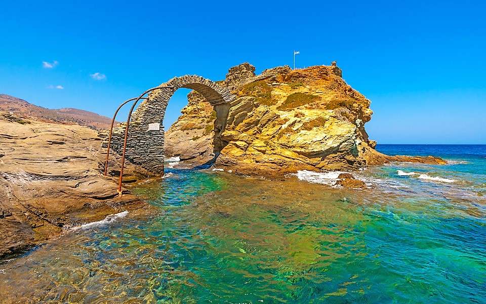 Chora Andros Greek Island online puzzel