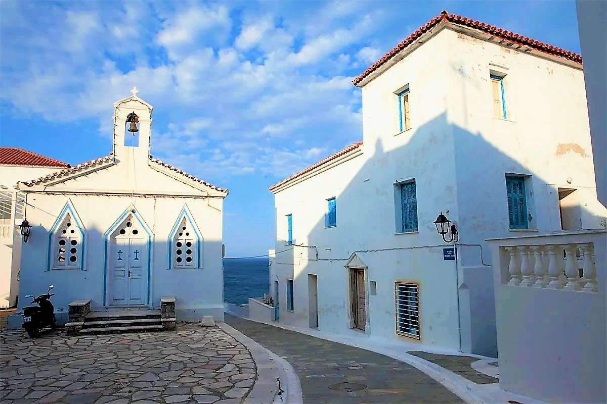 Греческий остров Андрос пазл онлайн