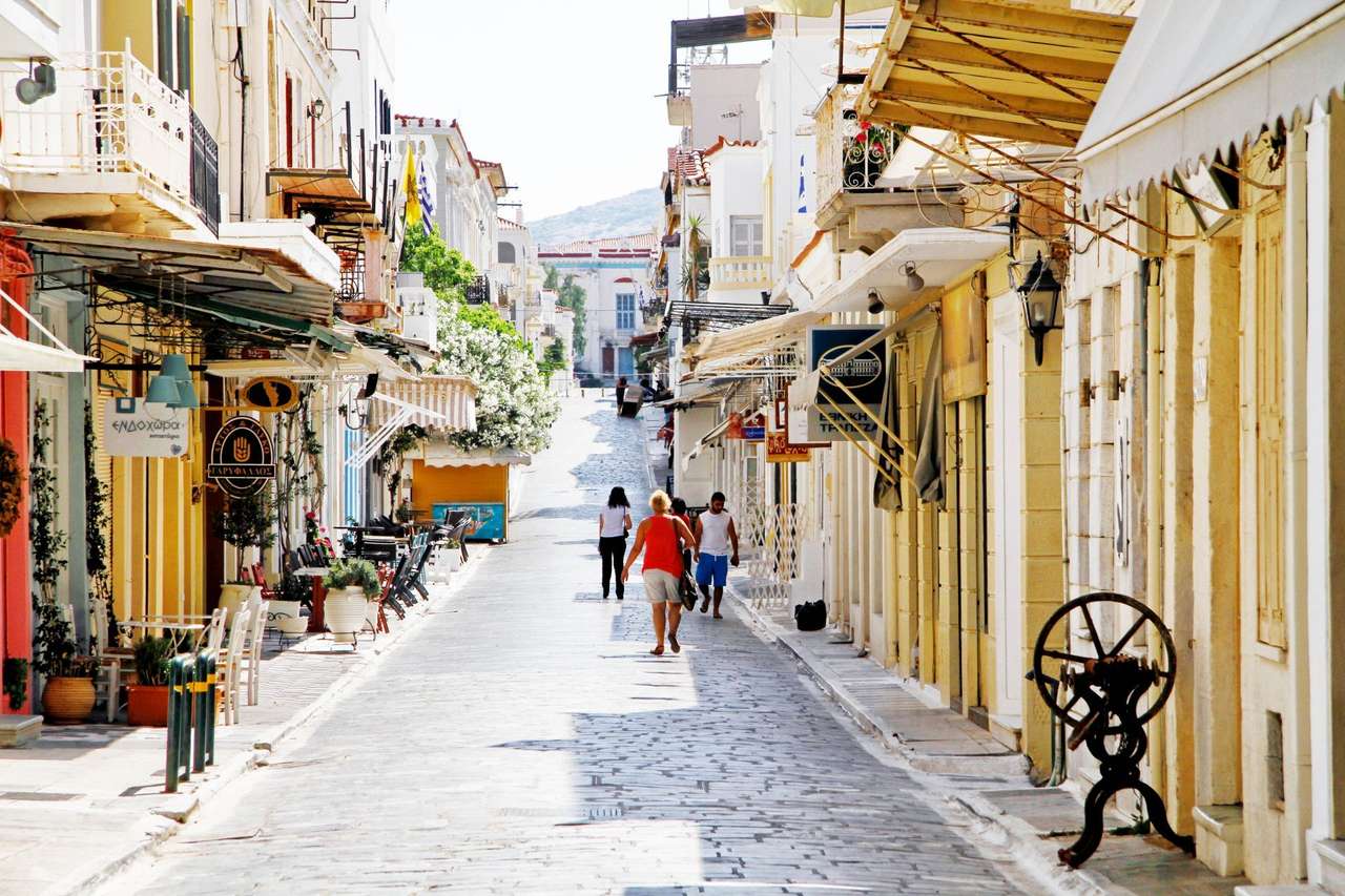 Греческий остров Андрос онлайн-пазл
