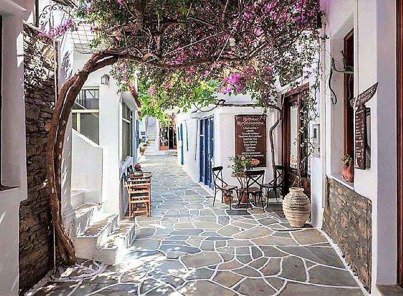 Андрос гръцки остров онлайн пъзел