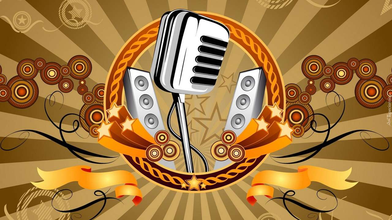 музика - мікрофон онлайн пазл