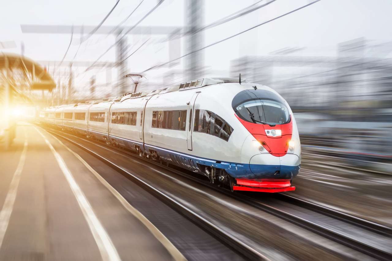 Vysokorychlostní vlak online puzzle