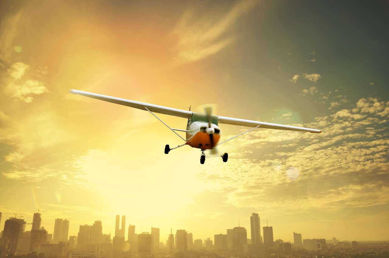 Avião de hélice puzzle online