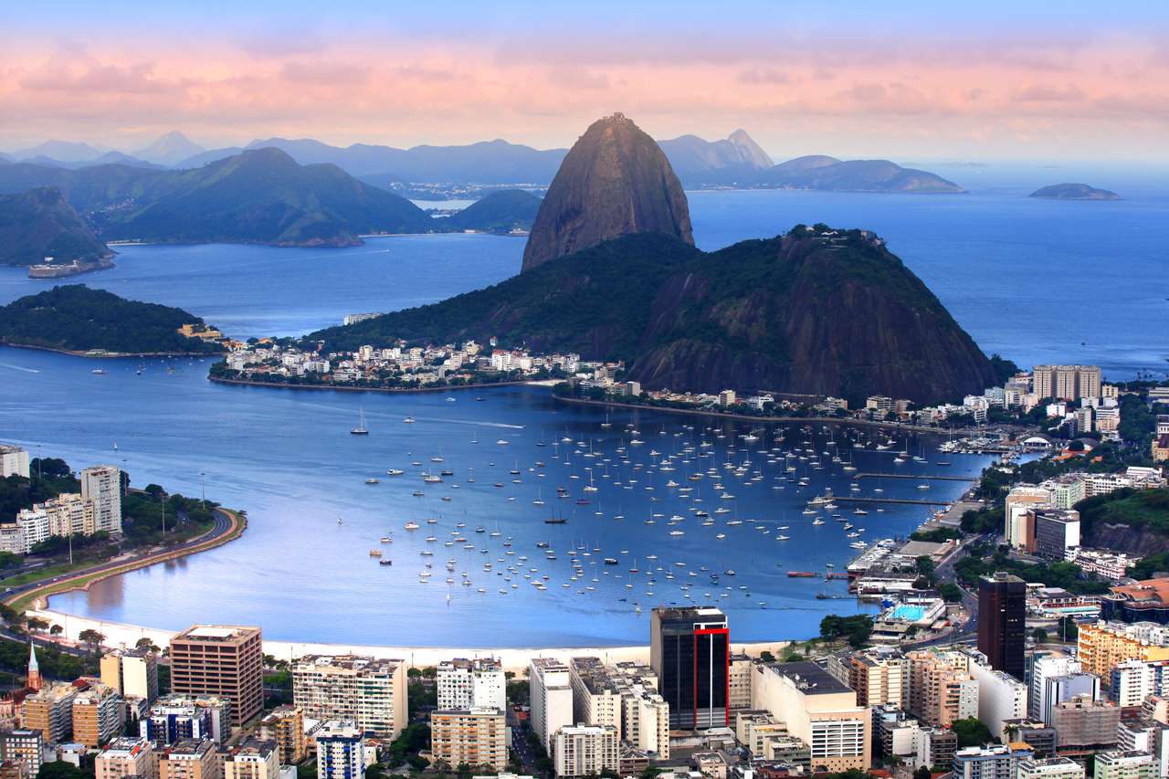 Coasta de coastă a lui Rio de Janeiro în Brazilia jigsaw puzzle online