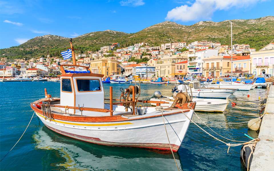 Isla de Samos en Grecia rompecabezas en línea