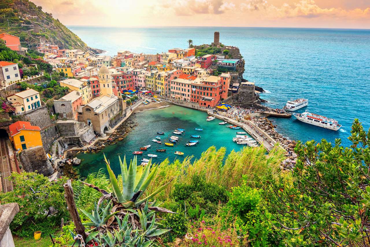 Parque Nacional Cinque Terre, Liguria, Italia rompecabezas en línea