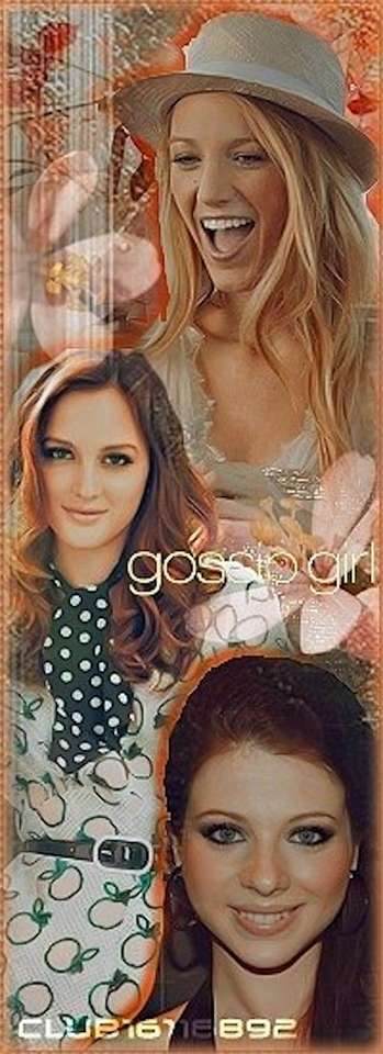 Heldinnen uit de Gossip Girl-serie legpuzzel online
