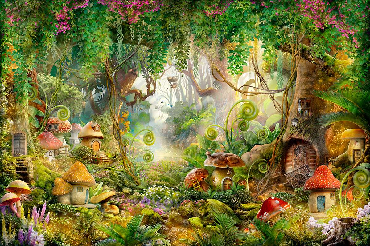 Forêt mystique puzzle en ligne