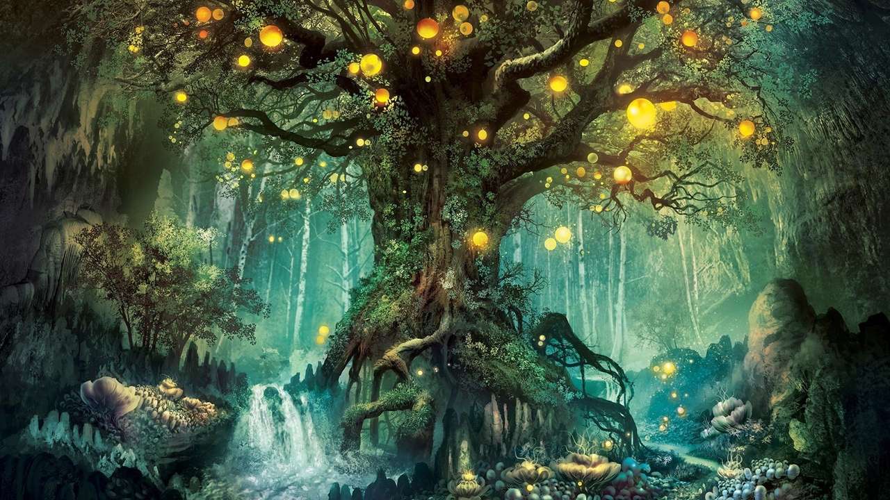 Floresta mágica quebra-cabeças online