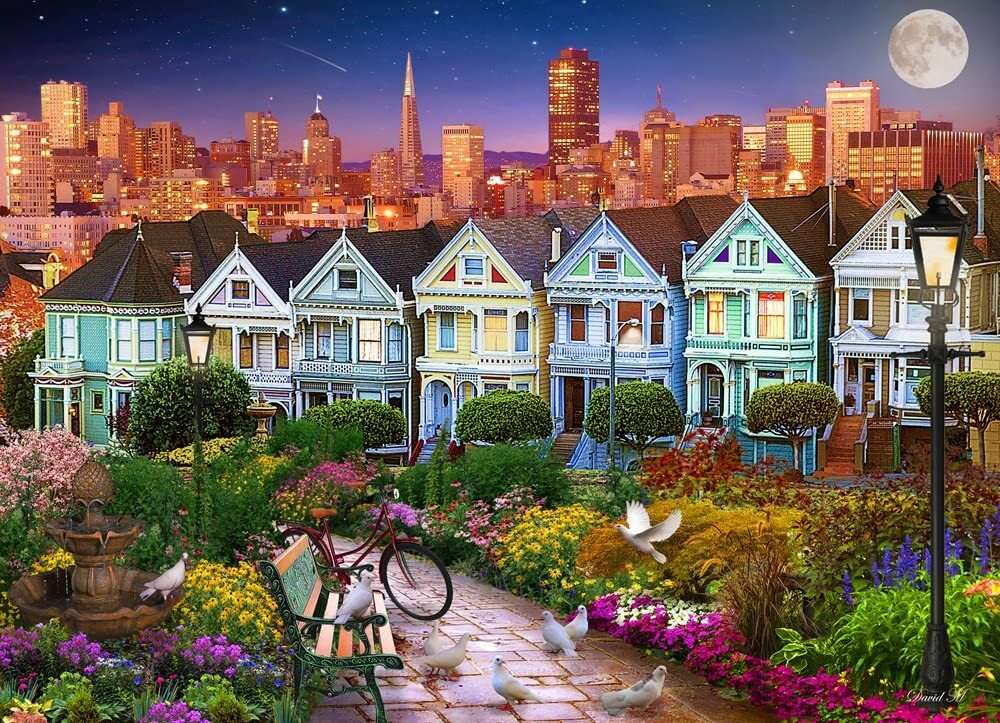San Francisco magasságában online puzzle