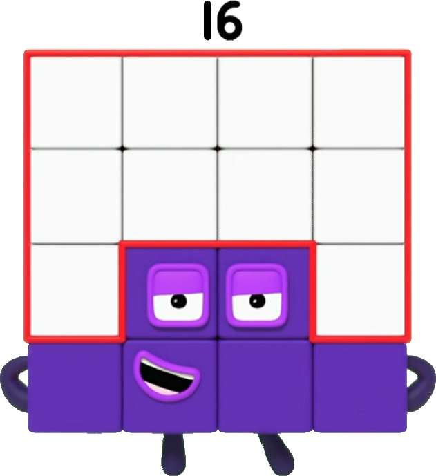 16 Numberblocks online puzzel