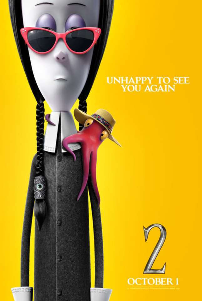 El cartel de la película de la familia Addams 2 rompecabezas en línea
