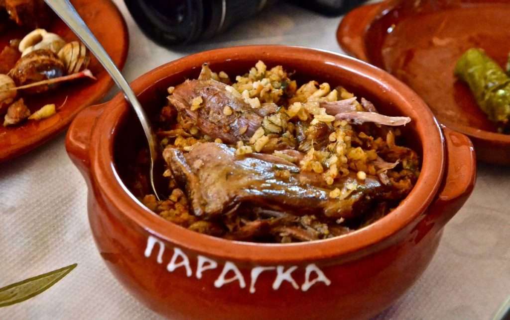 Een zwart gerecht in Griekenland legpuzzel online