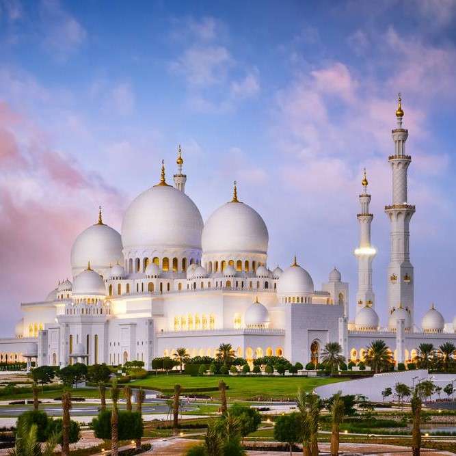 Szejka Moschee - Emiratele Arabe jigsaw puzzle online