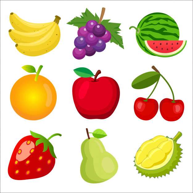 さまざまな果物 オンラインパズル