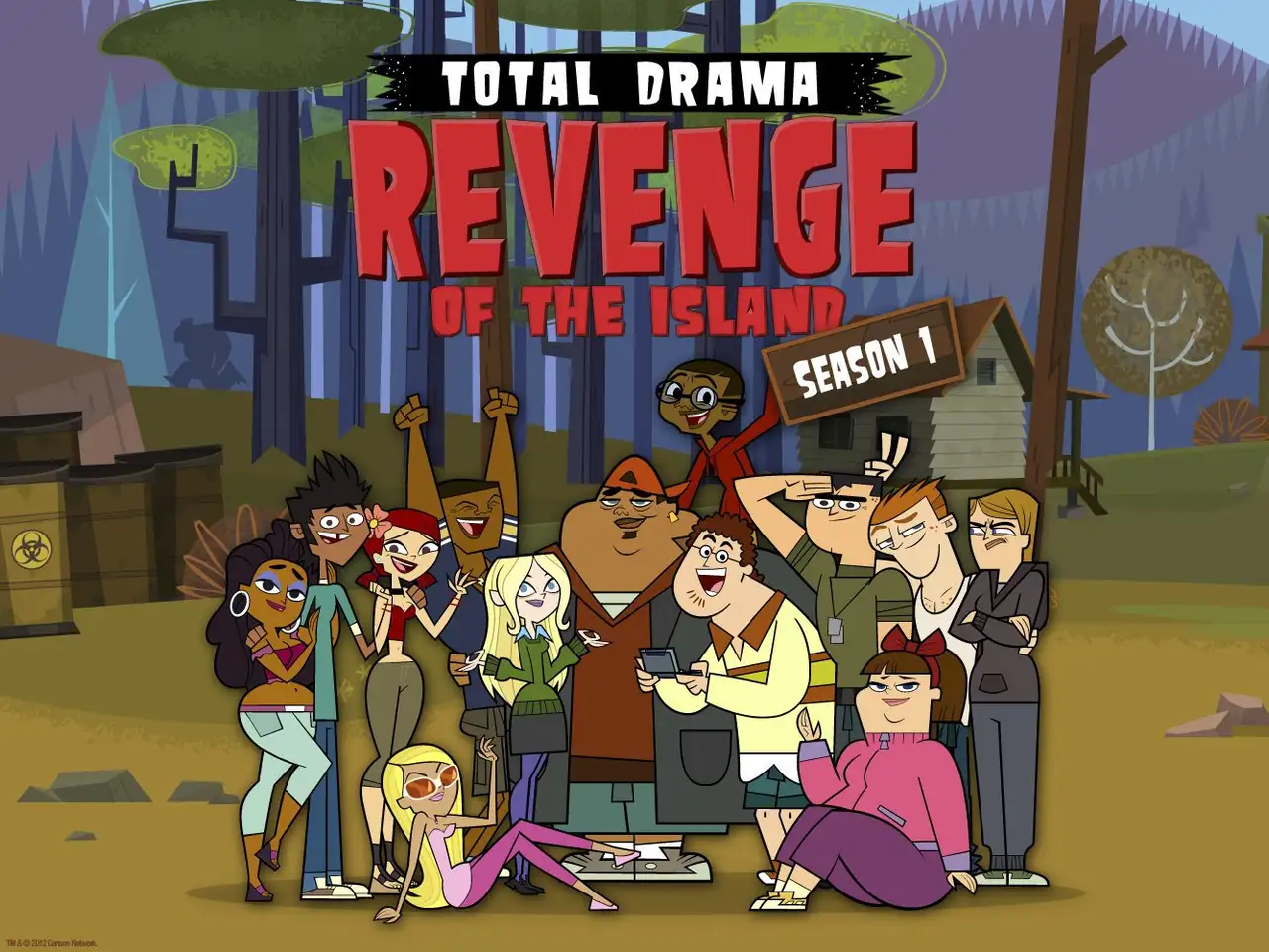 Gwen Drama Total and Total dramarama - online puzzle