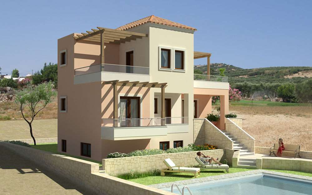 Къща в Гърция онлайн пъзел