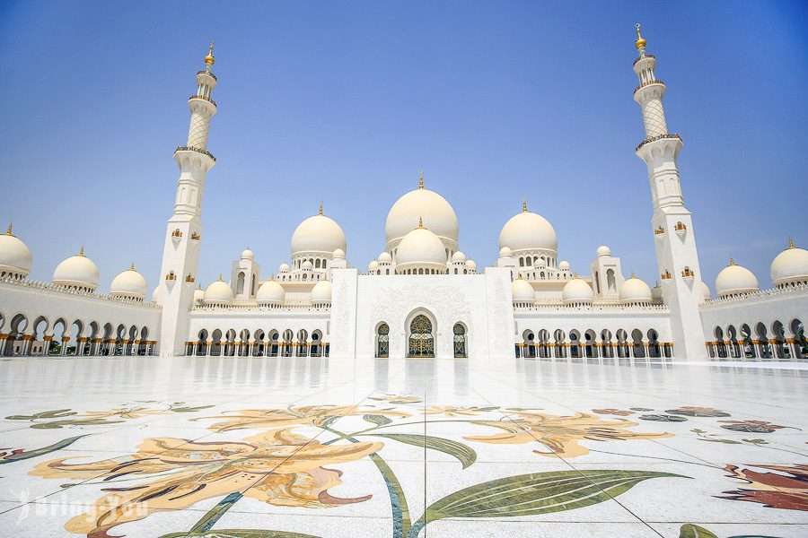 Велика мечеть шейха в Дубаї онлайн пазл