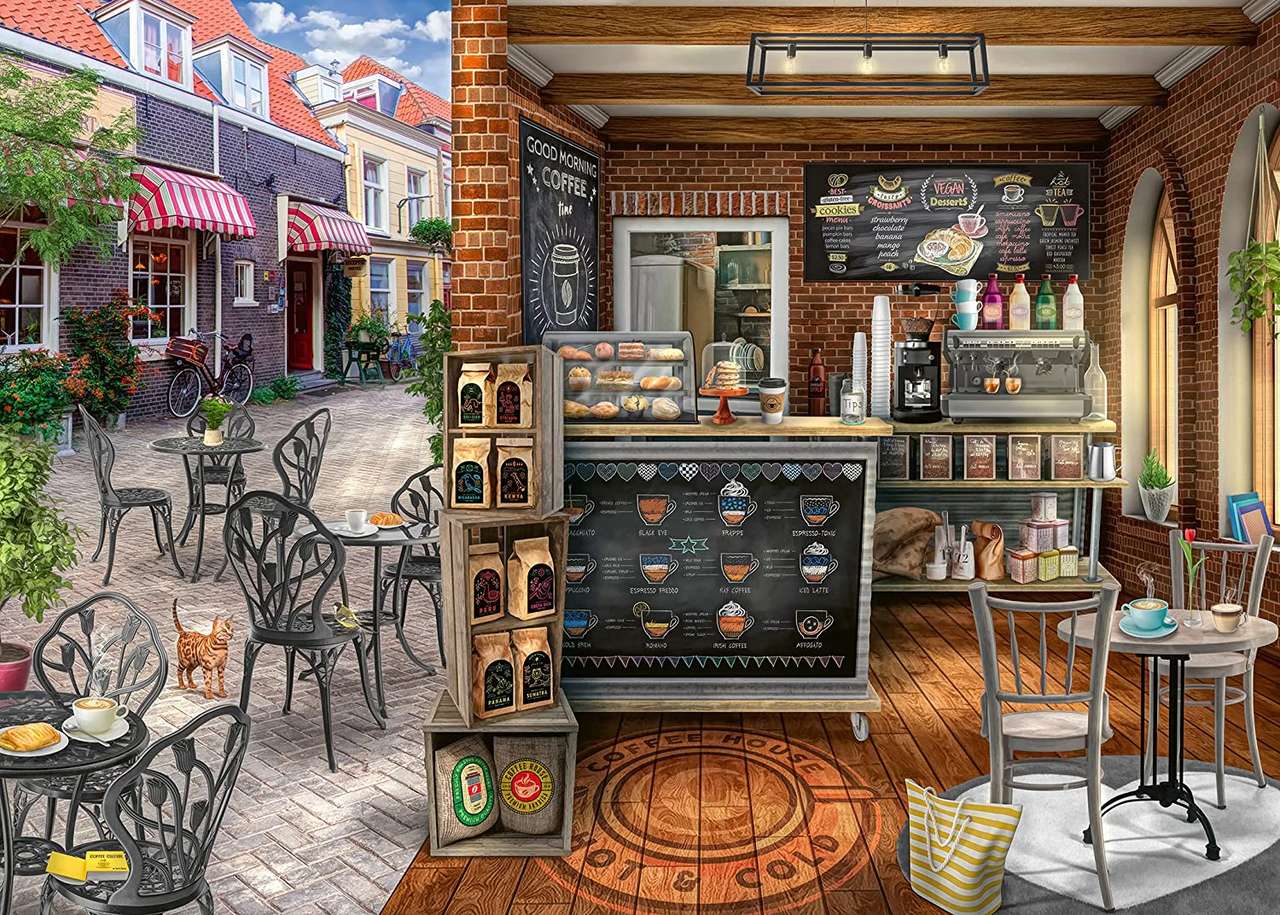 Cafe jigsaw puzzle online