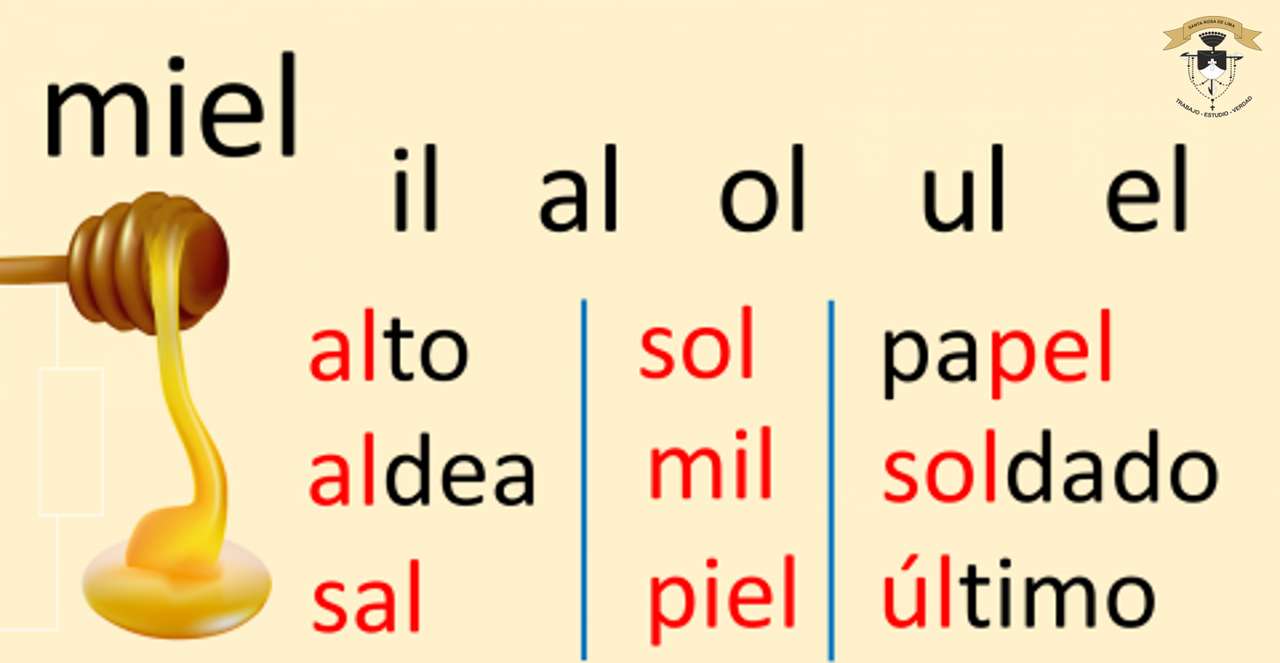 We play with the syllable to the il ol ul online puzzle
