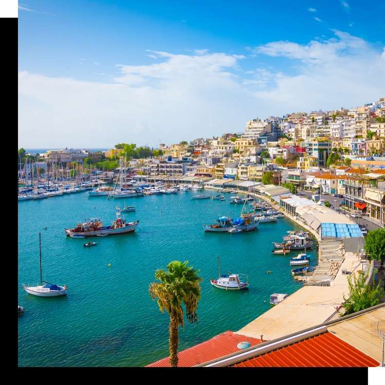 Řecké pobřeží skládačky online