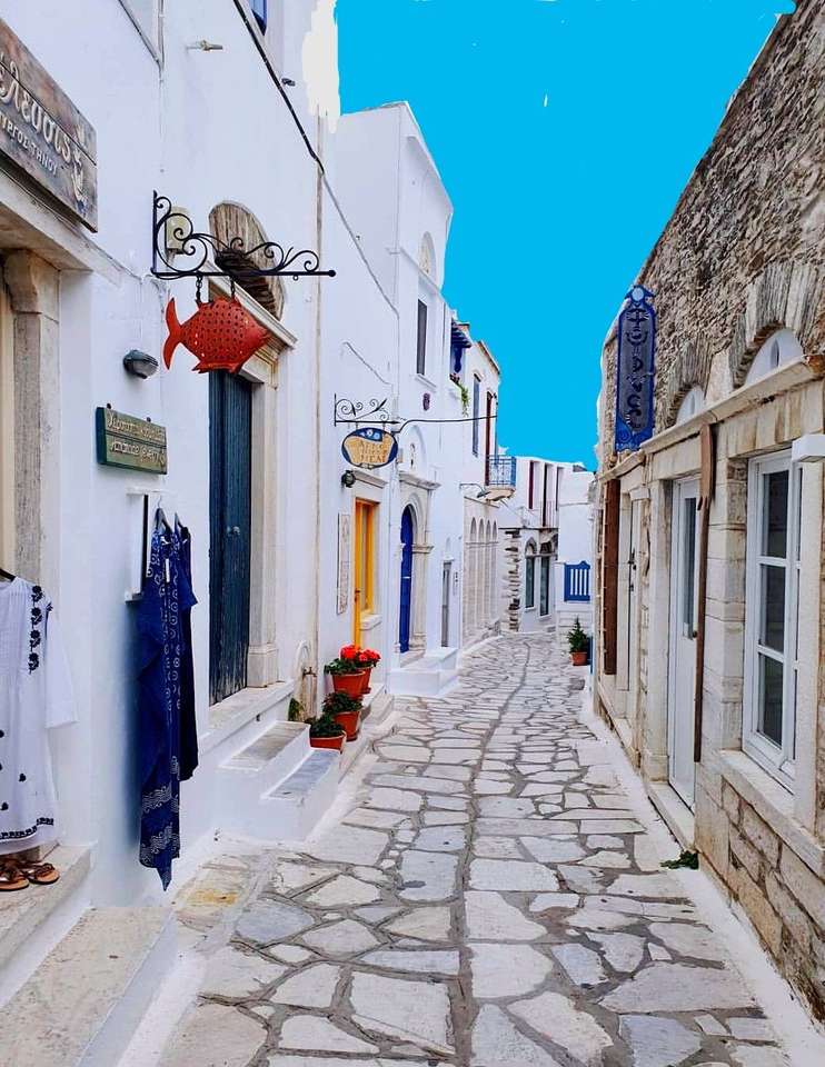 Πάνορμος Τήνος Ελληνικά νησιά παζλ online