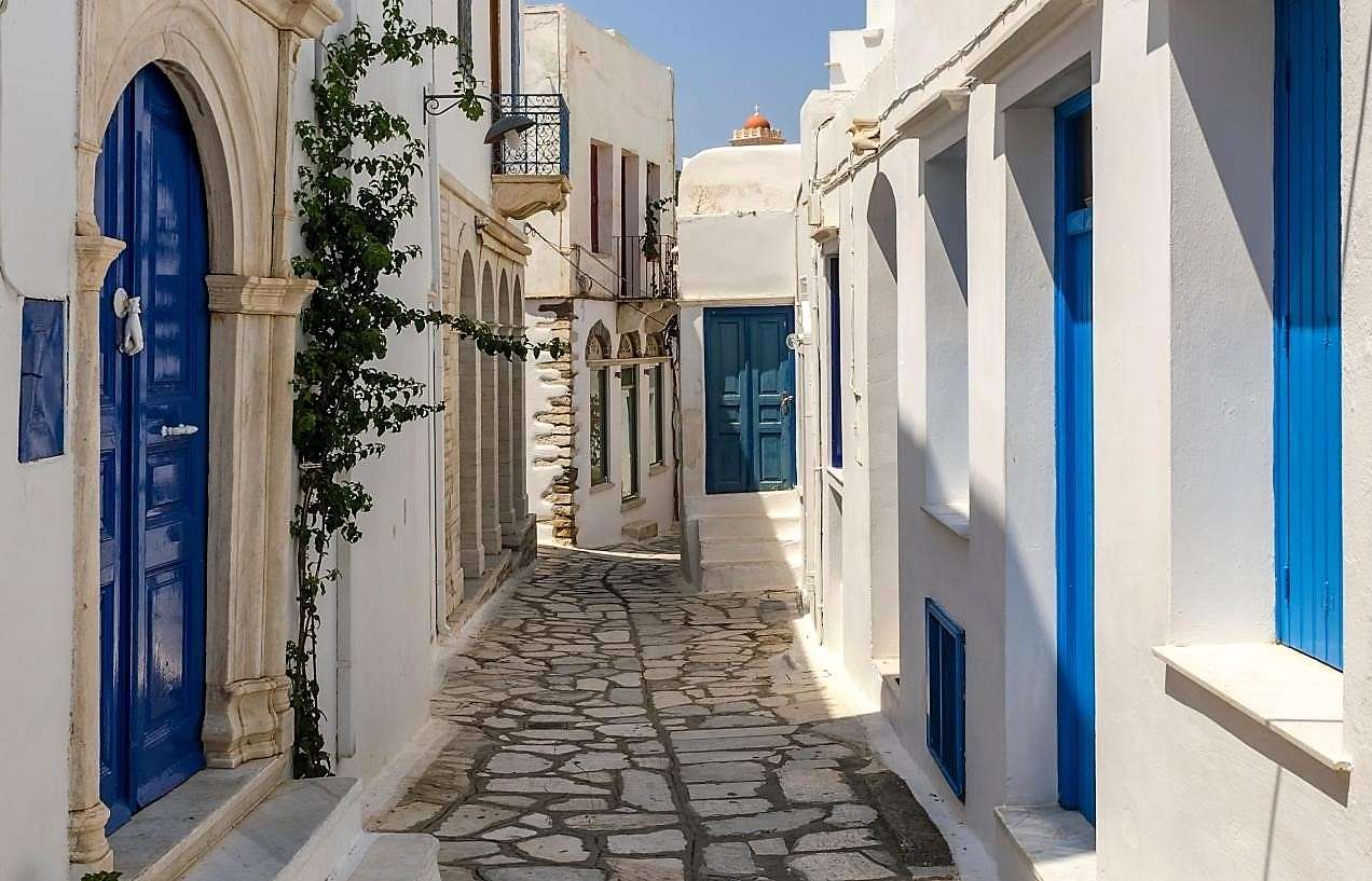 Греческий остров Панормос Тинос онлайн-пазл