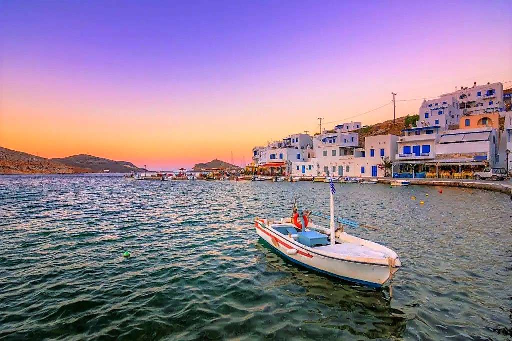 Грецький острів Панормос Тінос пазл онлайн