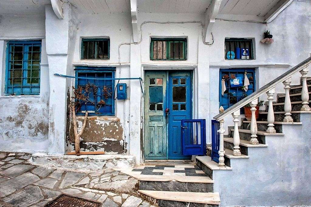 Steni Tinos řecký ostrov online puzzle
