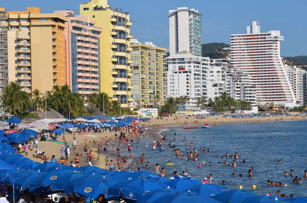 Turism i Acapulco. Pussel online