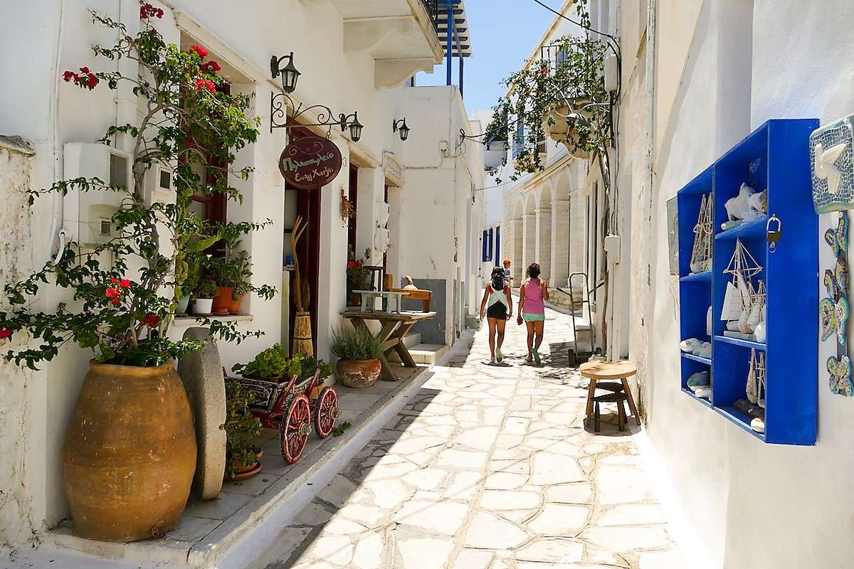 Гръцки остров Пиргос Тинос онлайн пъзел