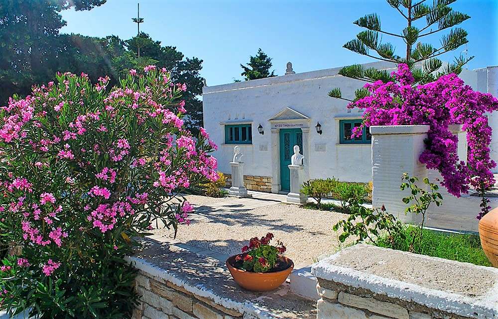 Грецький острів Піргос Тінос онлайн пазл
