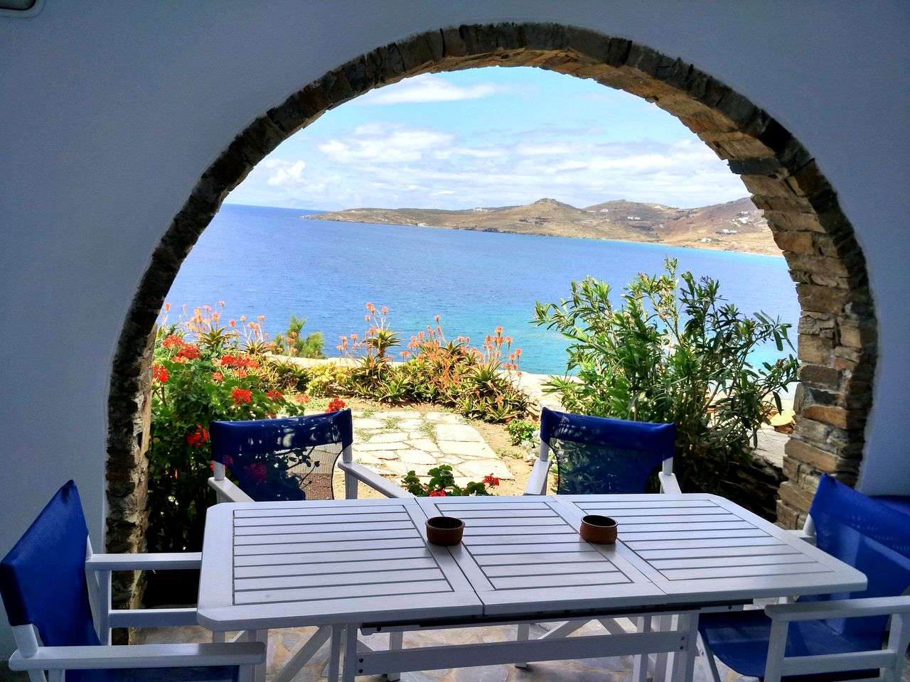 Isola greca di Tinos. puzzle online