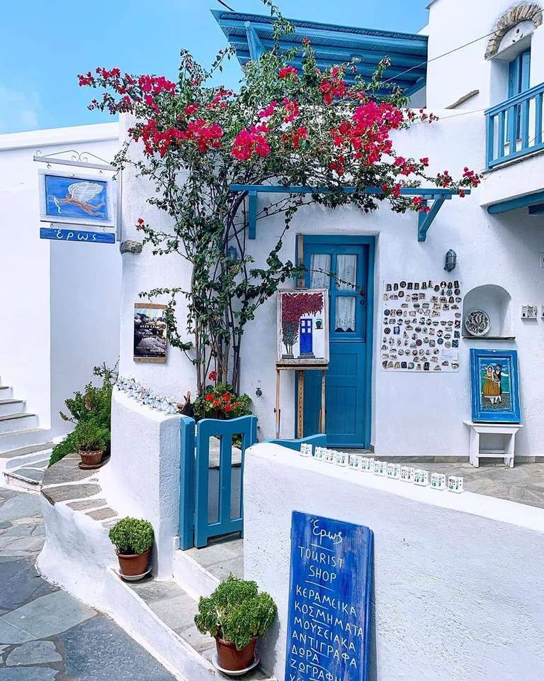 Isola greca di Tinos. puzzle online