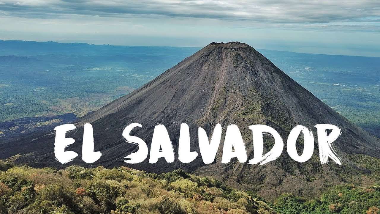 El Salvador Vulkan. Puzzlespiel online