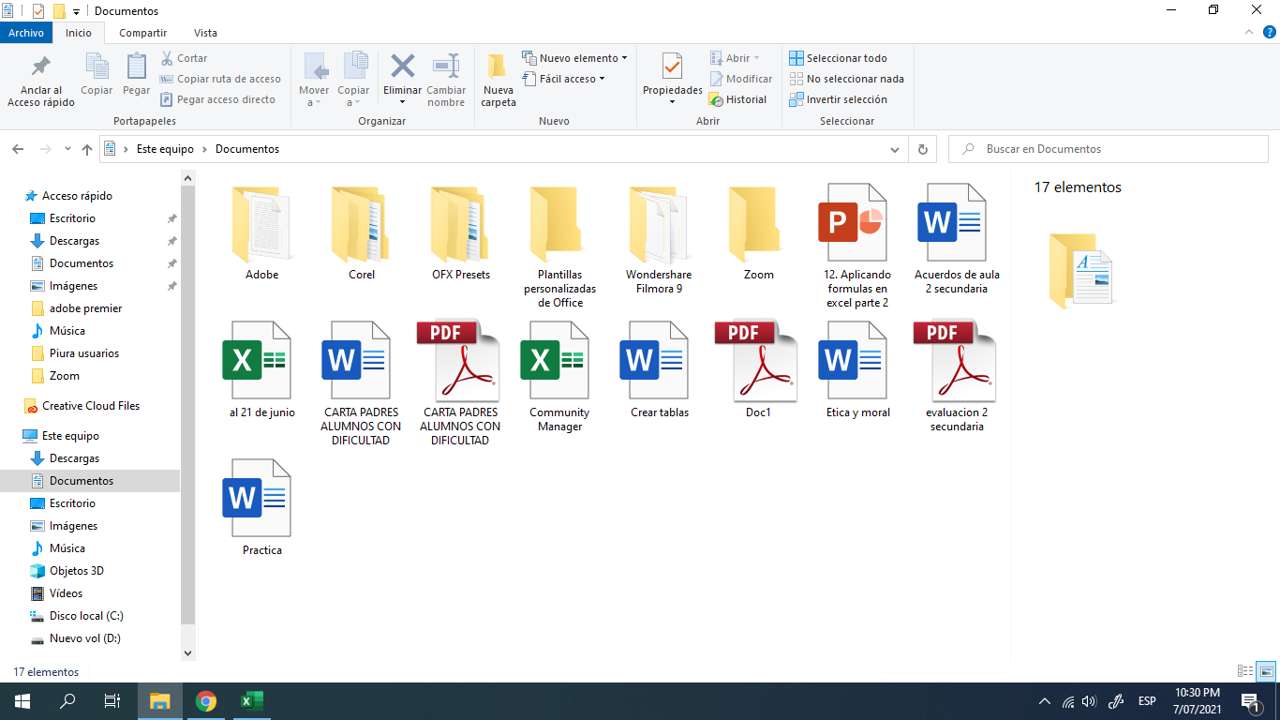 The Windows folder online puzzle