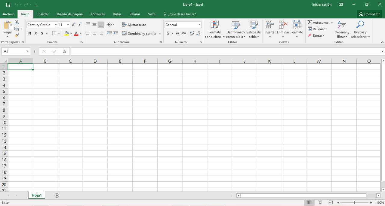 Excel kalkylark Pussel online