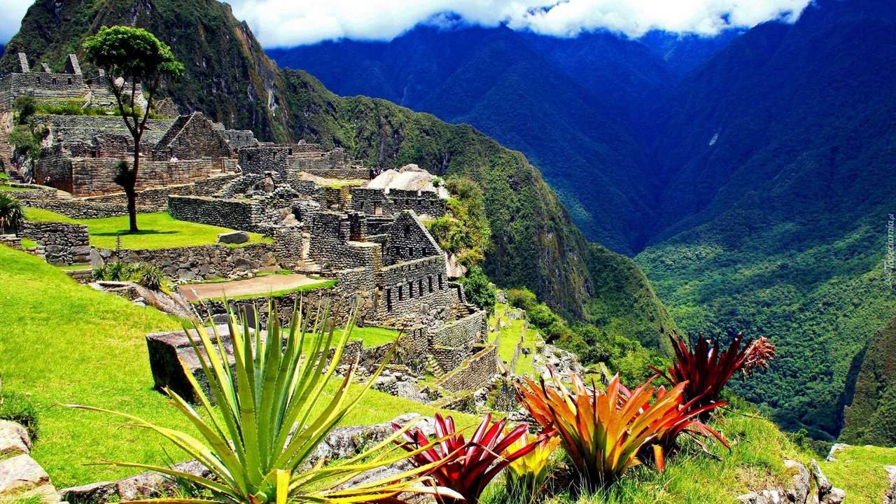 Machu Picchu / Περού / - Παλιά κορυφή παζλ online