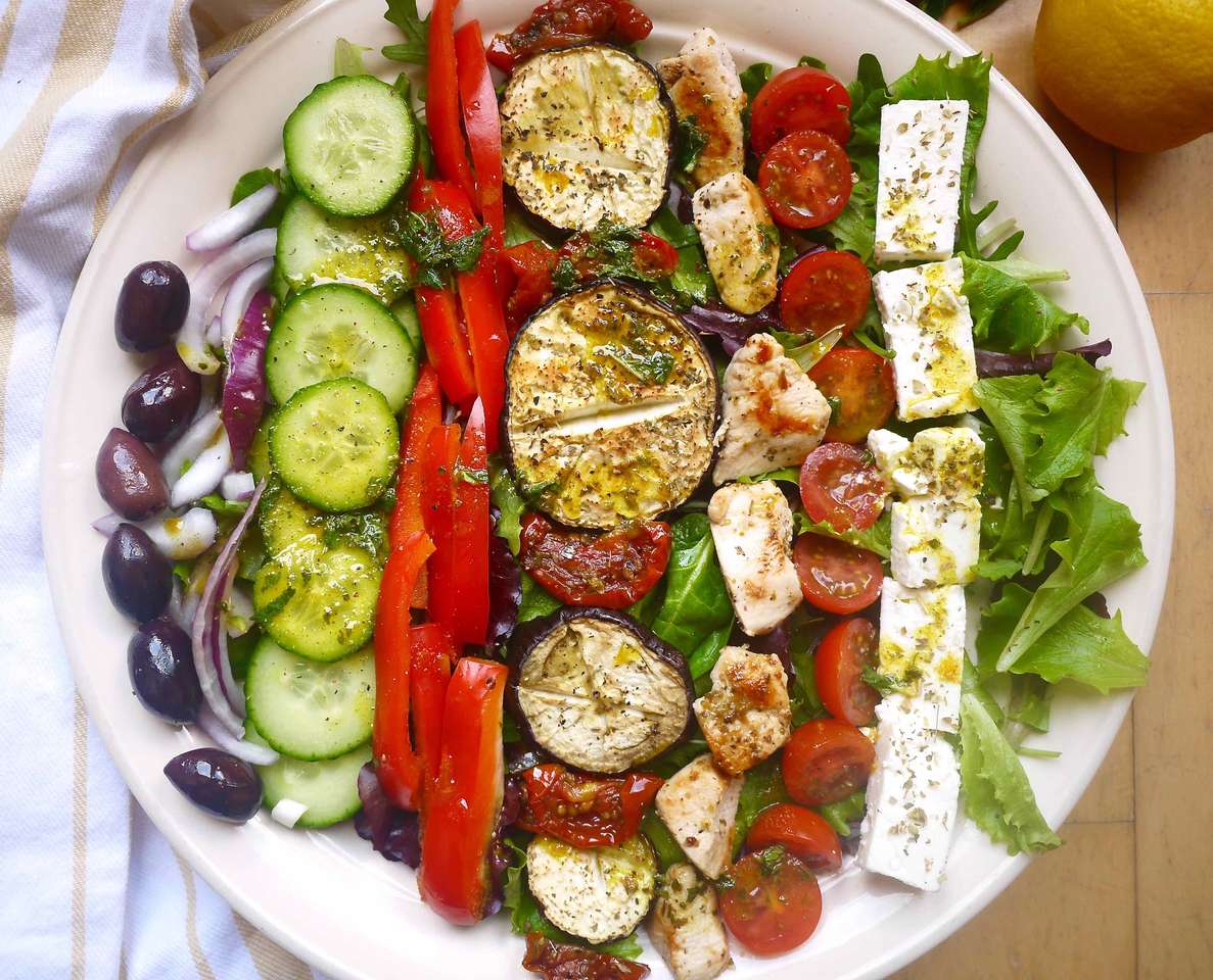 Griekse salade legpuzzel online