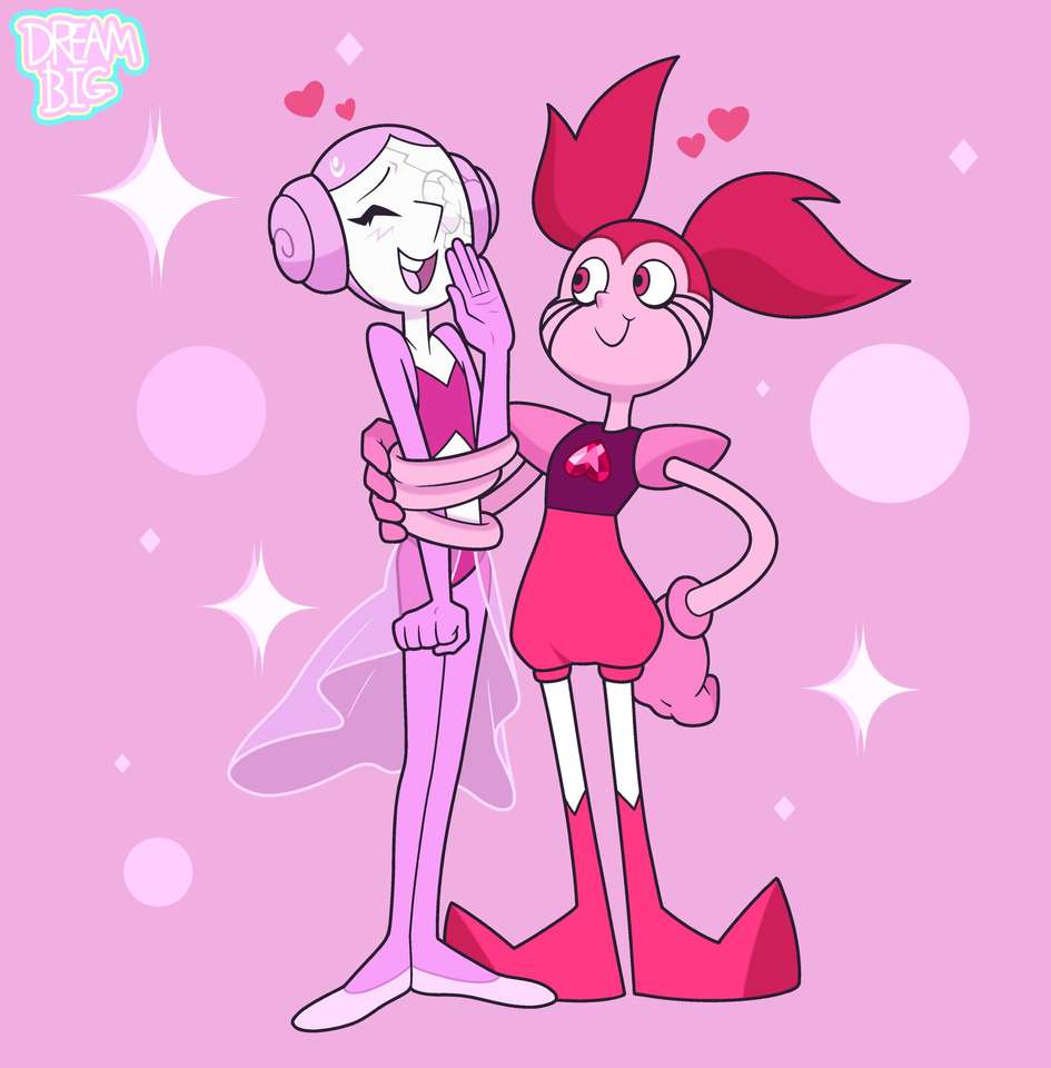 Spinel и Pink Pearl ???? онлайн пъзел
