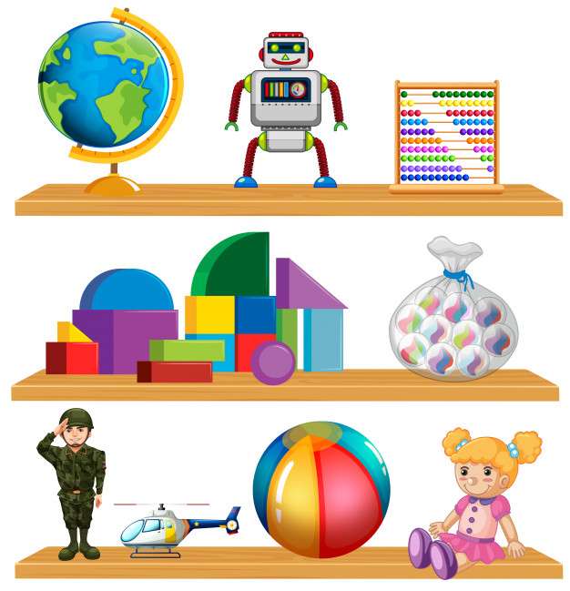 Brinquedos para crianças puzzle online