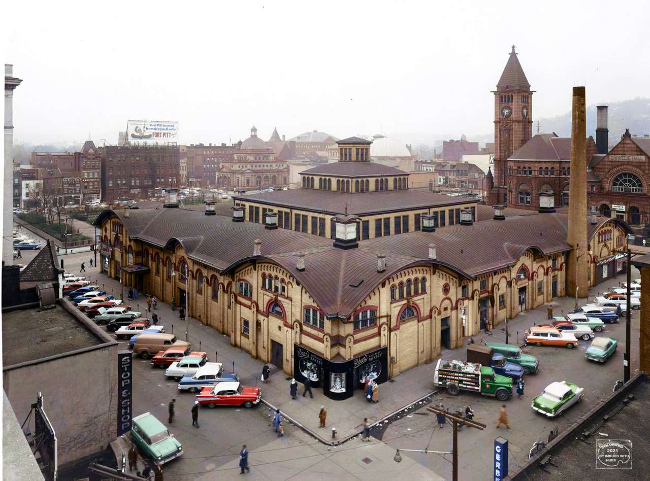 1950 - The Allegheny Market House, Pittsburgh, PA puzzle en ligne