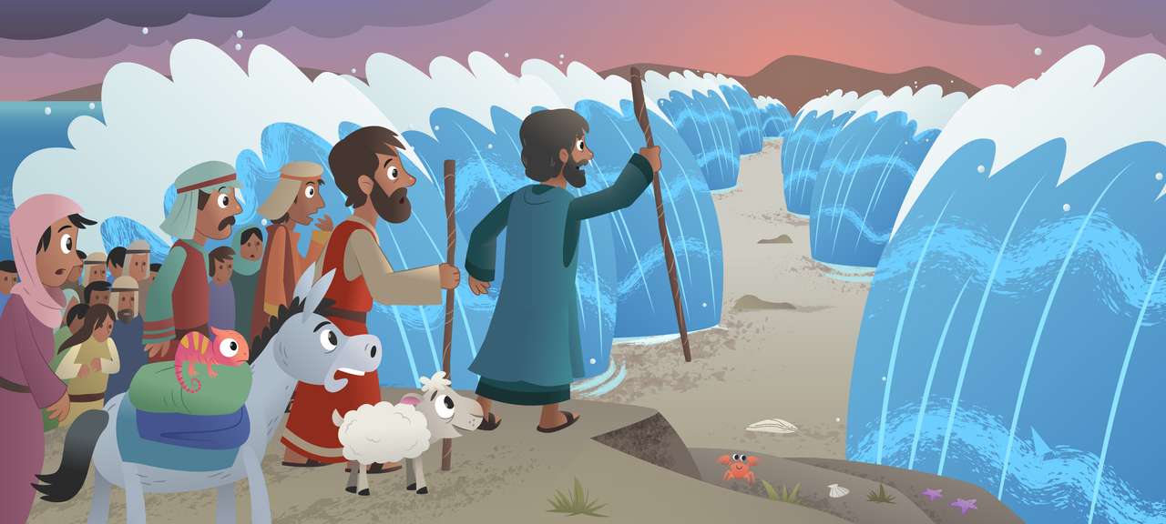 La historia de Moisés rompecabezas en línea