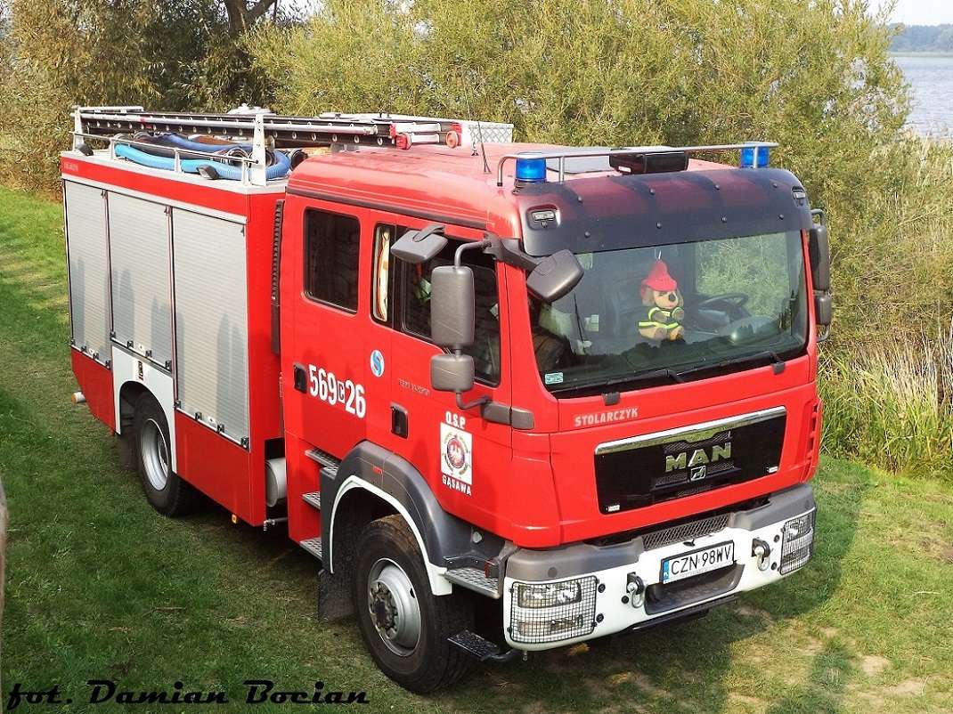 Tűzoltó jármű kirakós online