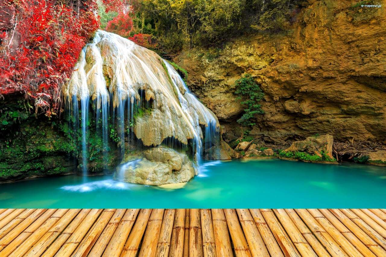 Thailand, Koe Luang waterfall online puzzle